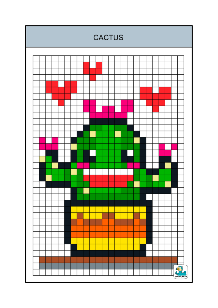 Pixel art Cactus dodocraft