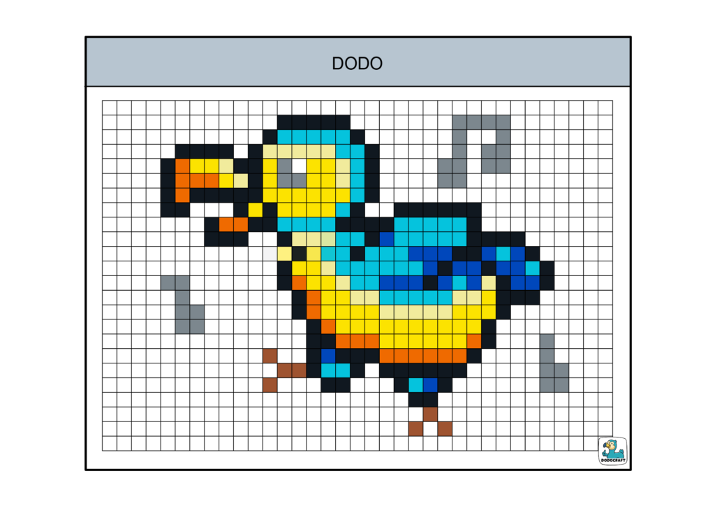 Dodo pixel art dodocraft