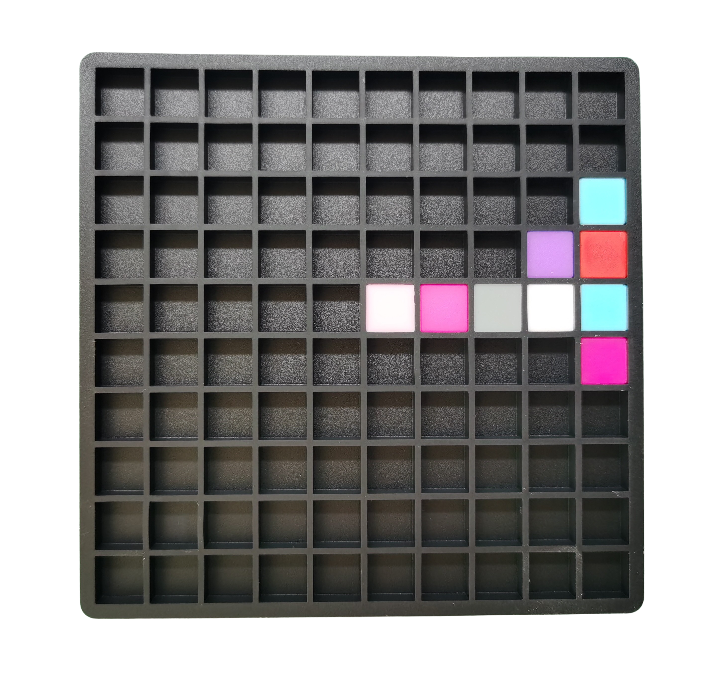 6 minis grilles en silicone 10x10