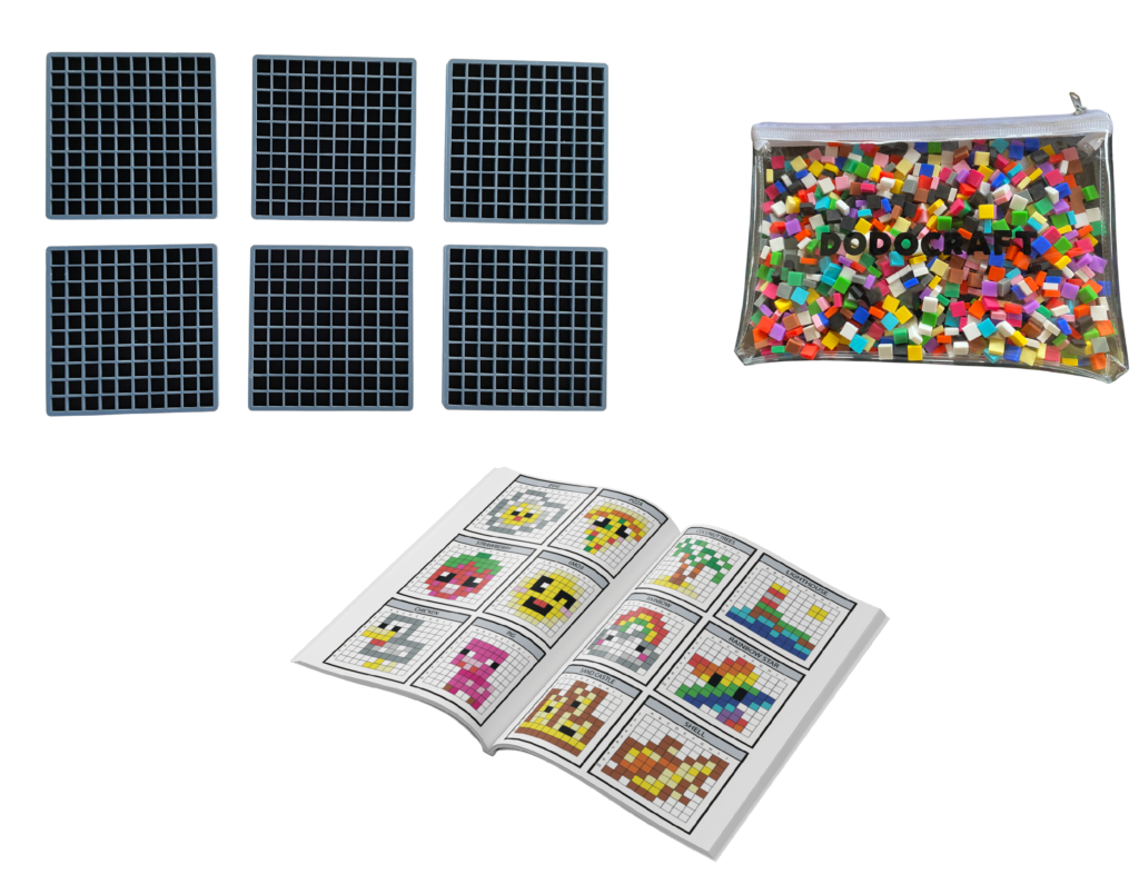 Kit Mini Pixel Art en Silicona