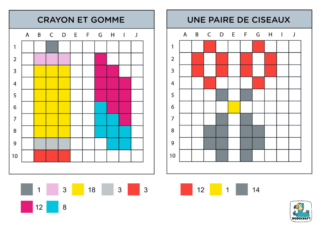 Pixel Art Rentrée Scolaire