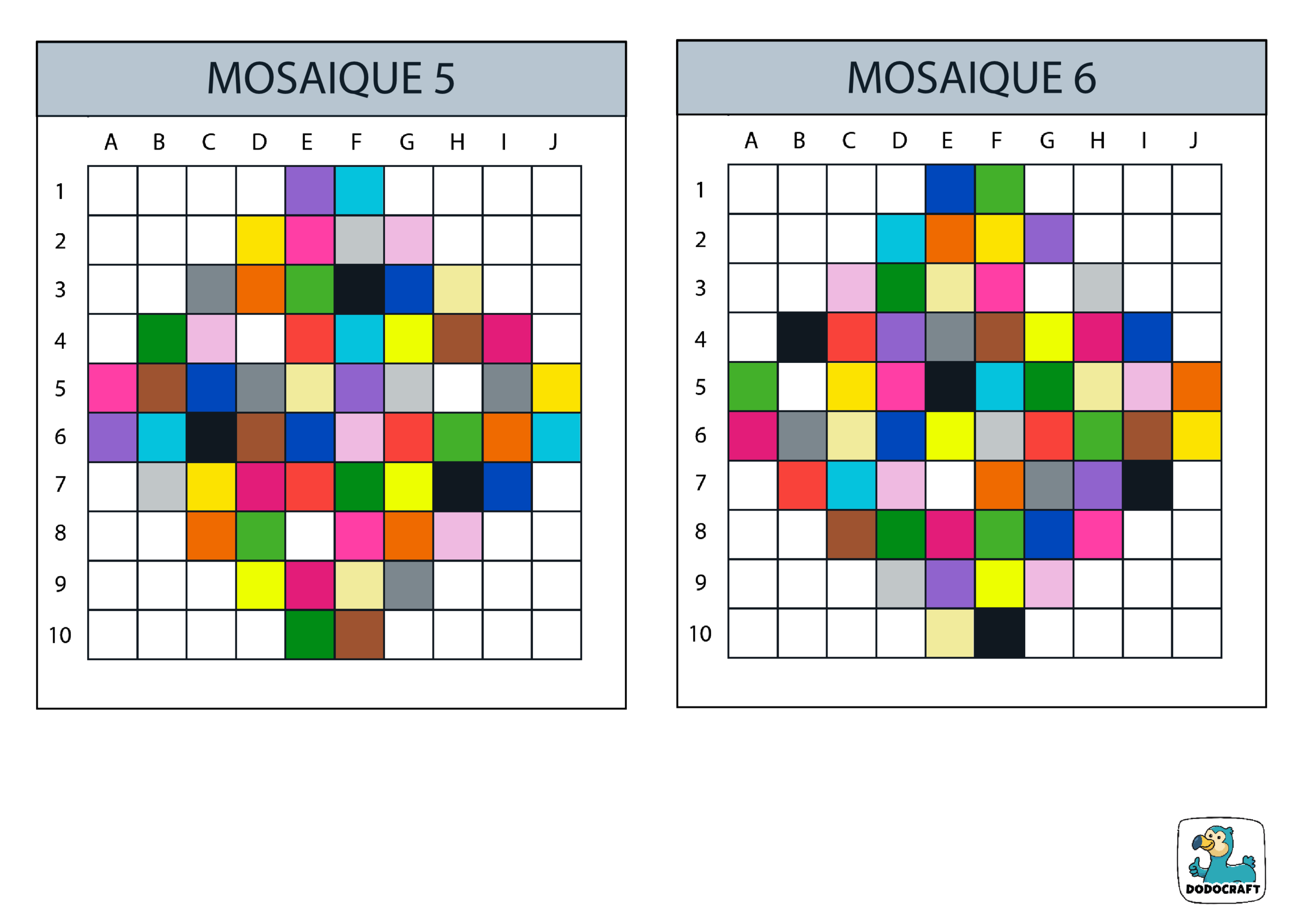 Mosaïques difficiles