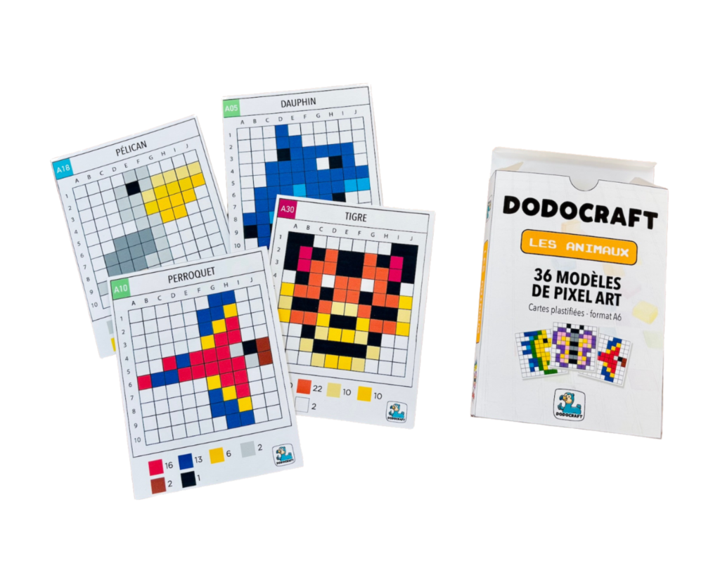 Tarjetas Pixel Art – 36 Modelos Animales