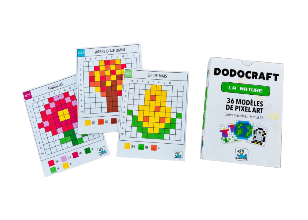 Tarjetas Pixel Art – 36 Modelos Naturaleza