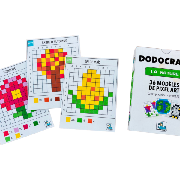 Tarjetas Pixel Art - 36 Modelos Naturaleza