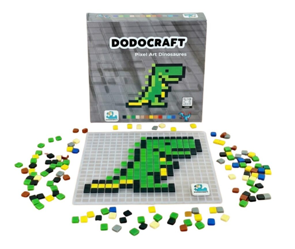 Caja Pixel Art Dino